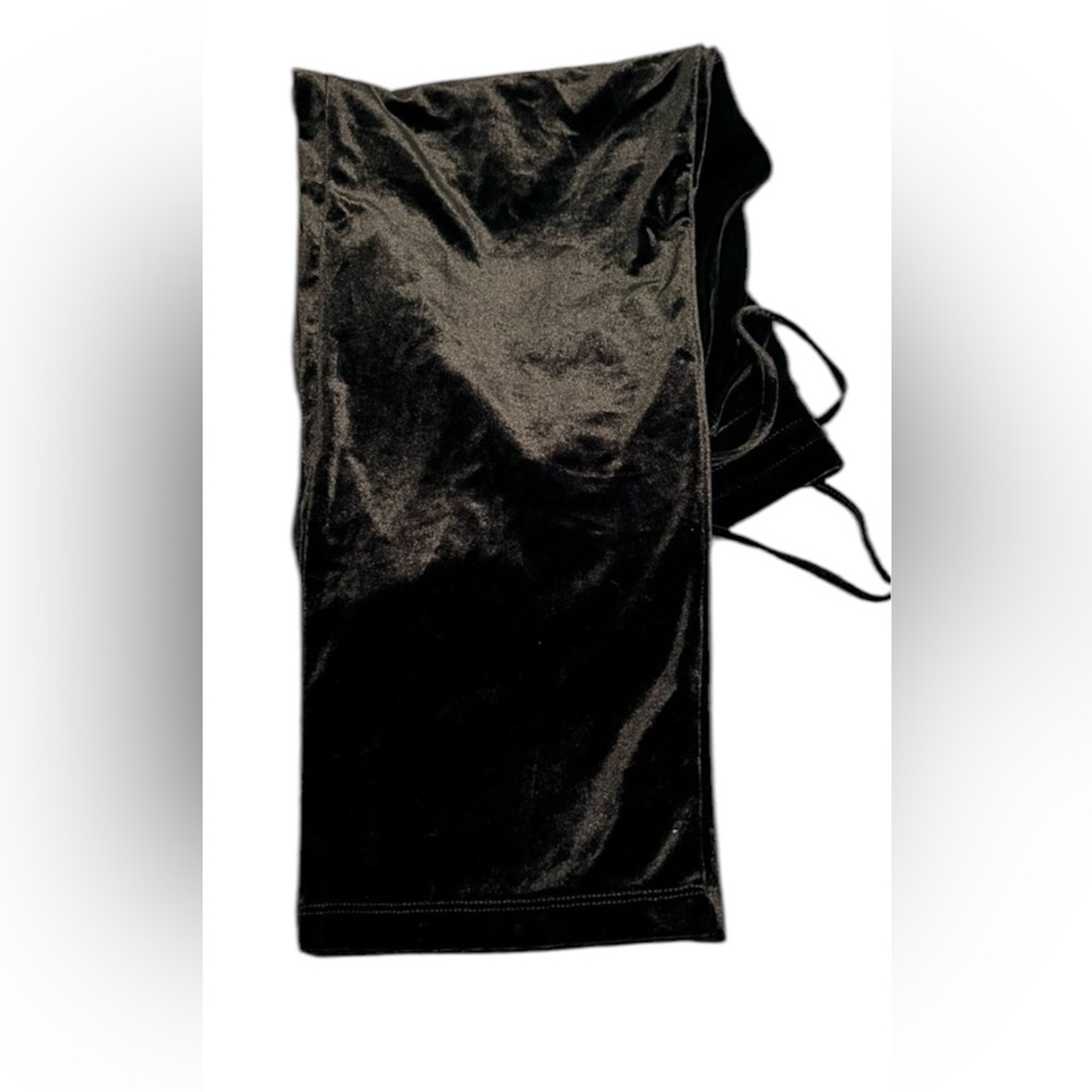 Torrid black velvet lounge pants